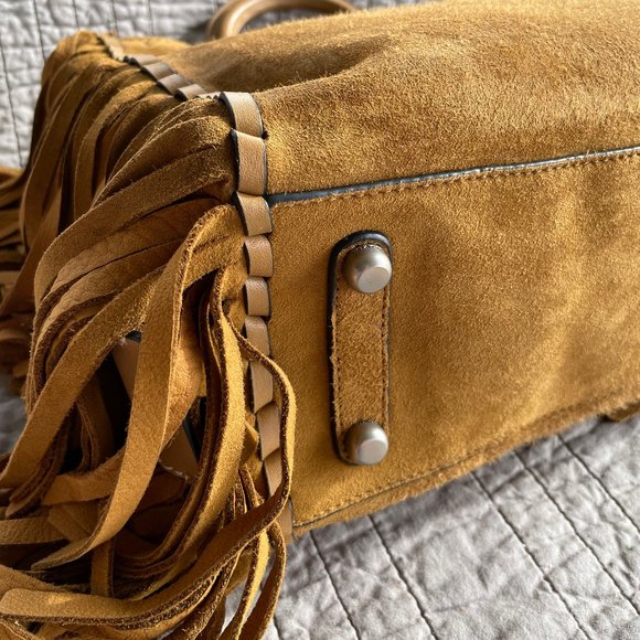 Coach Fringe Cervo Suede Oak Rogue 30/31 - Picture 9 of 12